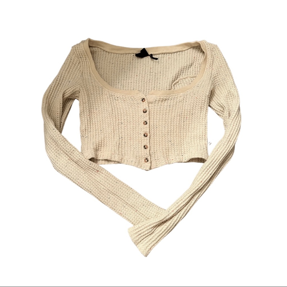 Urban Outfitters cropped henley